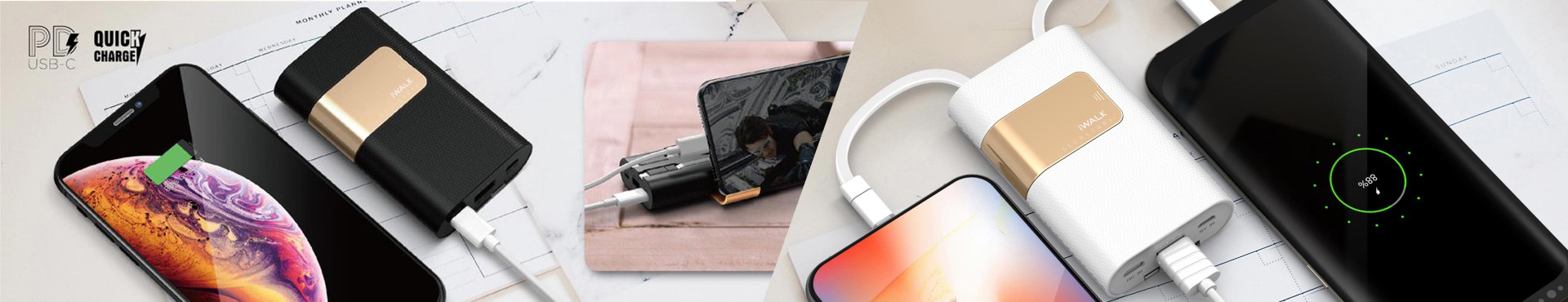 Powerbank with Built-in cable